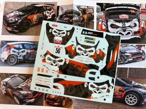 Decal ford fiesta - fiesta, r5