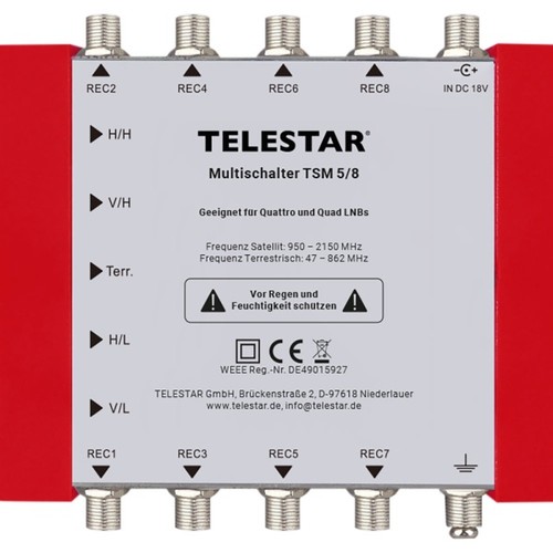Telestar multiswitche tsm 8 - telestar,