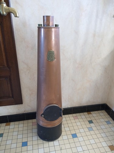 Chauffe eau bois cuivre - en,