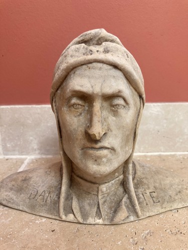 Buste dante sculpture ancien - buste,