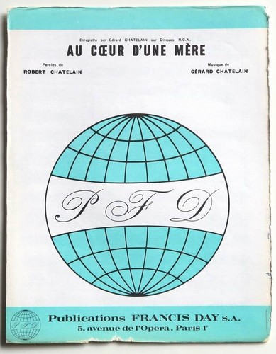 Partition vintage sheet - , music