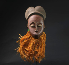 Masque africain mural art