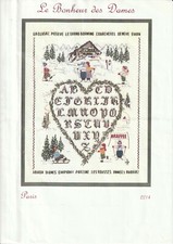 Grille point de croix Bonheur