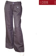 Pantalon large marron I.CODE