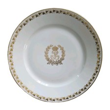 Français King Louis Philippe Royal Sevres Soupe Bol Cipher Couronne Manteau Bras