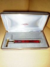 Rasoir Novex en plaqué or et