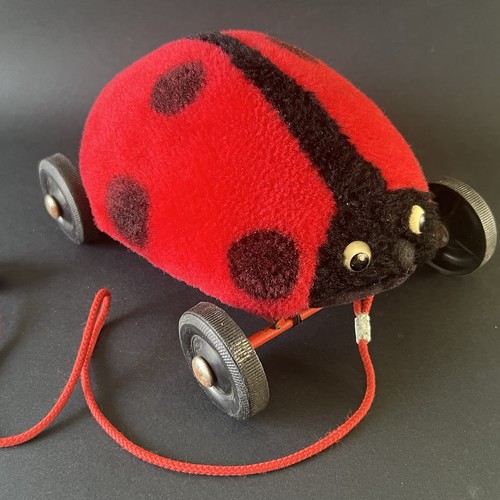 Ancienne peluche coccinelle - ancienne, à