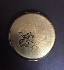 Ancien Poudrier Stratton Doré