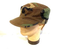 Ancienne Casquette militaire de Combat US camouflage post ww2