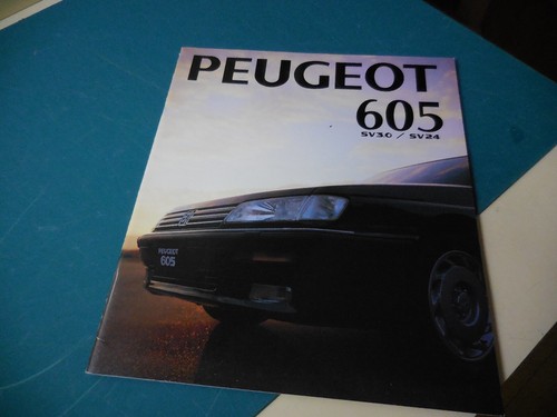Peugeot 605 japanese - 605, brochure