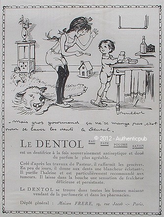 Publicite dentol dentifrice - publicite,