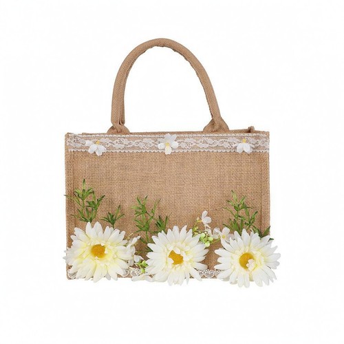 Sac cabas jute naturel - cabas,