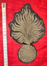 officier ornement de chabraque second empire grenade brodée or grande dimension