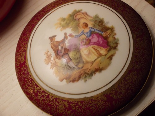 Bonbonnière porcelaine - porcelaine, de