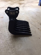 Godet Rateau courbe 500mm axes