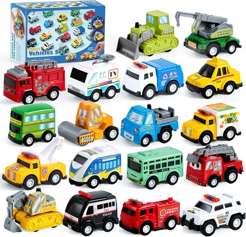 Pcs pull back city - pcs, cars