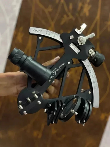 Sextant nautique noir - sextant, 9"