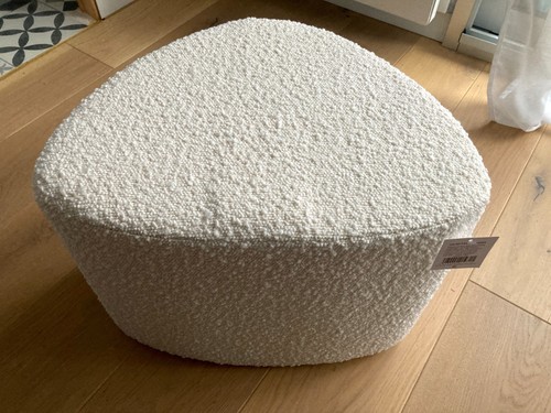 Tabouret bas pouf bouclette - tabouret,