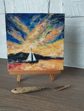 Tableau original voilier art