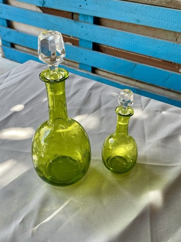 Paire carafes cristal - paire,