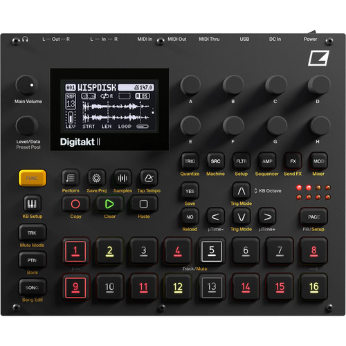 Elektron digitakt sampling - digitakt, ii