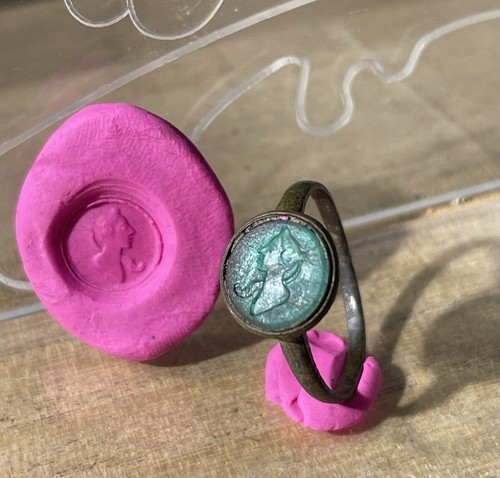 Ancienne bague sceau xviii - bague,
