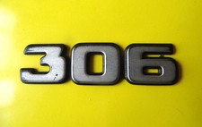 Logo Emblème 306 Peugeot / Occasion d'époque pour déco /voir description (3)