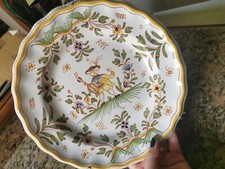 Assiette murale faïence