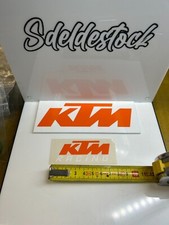 1 sticker autocollant origine  7cm  ktm racing orange/blanc