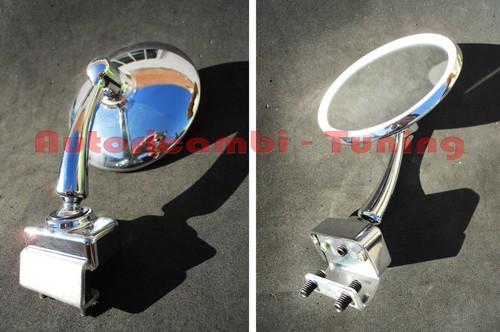 Miroir chromé rond - chromé,