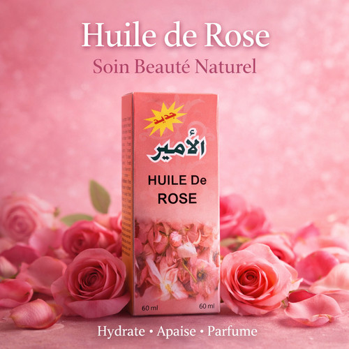 Huile rose soin - huile, 60