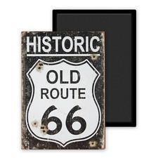 Old route 66 Vintage-Magnet