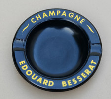 Ancien cendrier publicitaire CHAMPAGNE Edouard BESSERAT vers 1960 , BISTRO BAR
