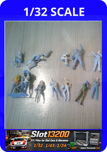 Lot figurines comme - 1/32,