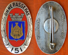 151° RI RÉGIMENT D’INFANTERIE - DRAGO PARIS RUE BÉRANGER