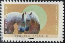 France 2023 Oblitéré Used Tendres Animaux Chevaux Haflinger Y&T FR 2249 SU