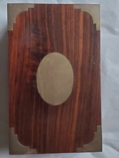 海南黄花梨方盒Hainan huanghuali box antique handmade wooden Rosewood Chinese artwork