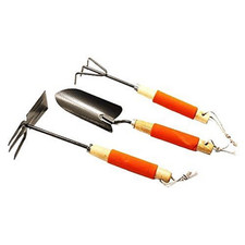 De Luca set jardin bois et