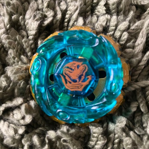 Metal fight beyblade gold - metal, blue
