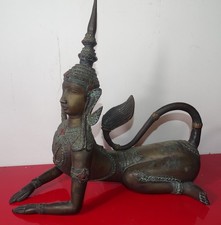 Ancien bouddha en bronze, 41 cm, époque début XXème.