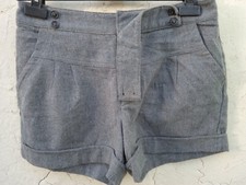 Adorable short hiver gris