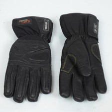 Gant pour moto route hiver DG Taille 7 en cuir et textile coloris noir ski