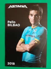 CYCLISME carte cycliste PELLO BILBAO équipe ASTANA 2018