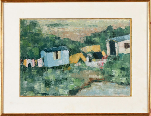 Peinture huile paysage - peinture,