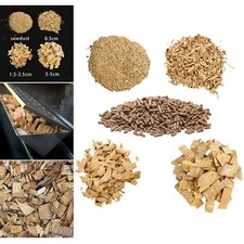 Naturel Bois Fumeur Puces Variété Taille pour Griller Cuire Au Four De