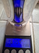 Calice argent massif 925 – cadeau de communion – 67,5 g Ciselé 