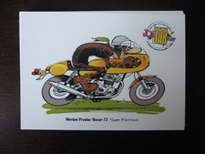 CP CARTE POSTALE JOE BAR TEAM  NORTON PRODUCT RACER - 72 SAM FURRIOUS  FANE 2014
