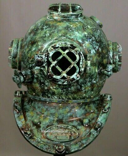 Casque plongée ancien us - de,