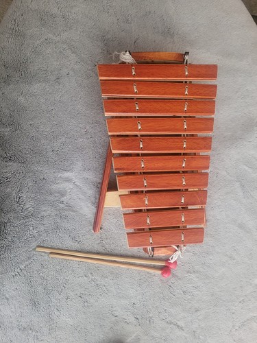 Wooden xylophone handmade - wooden,