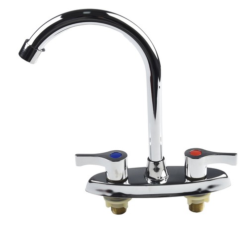 Robinet cuisine double - de,